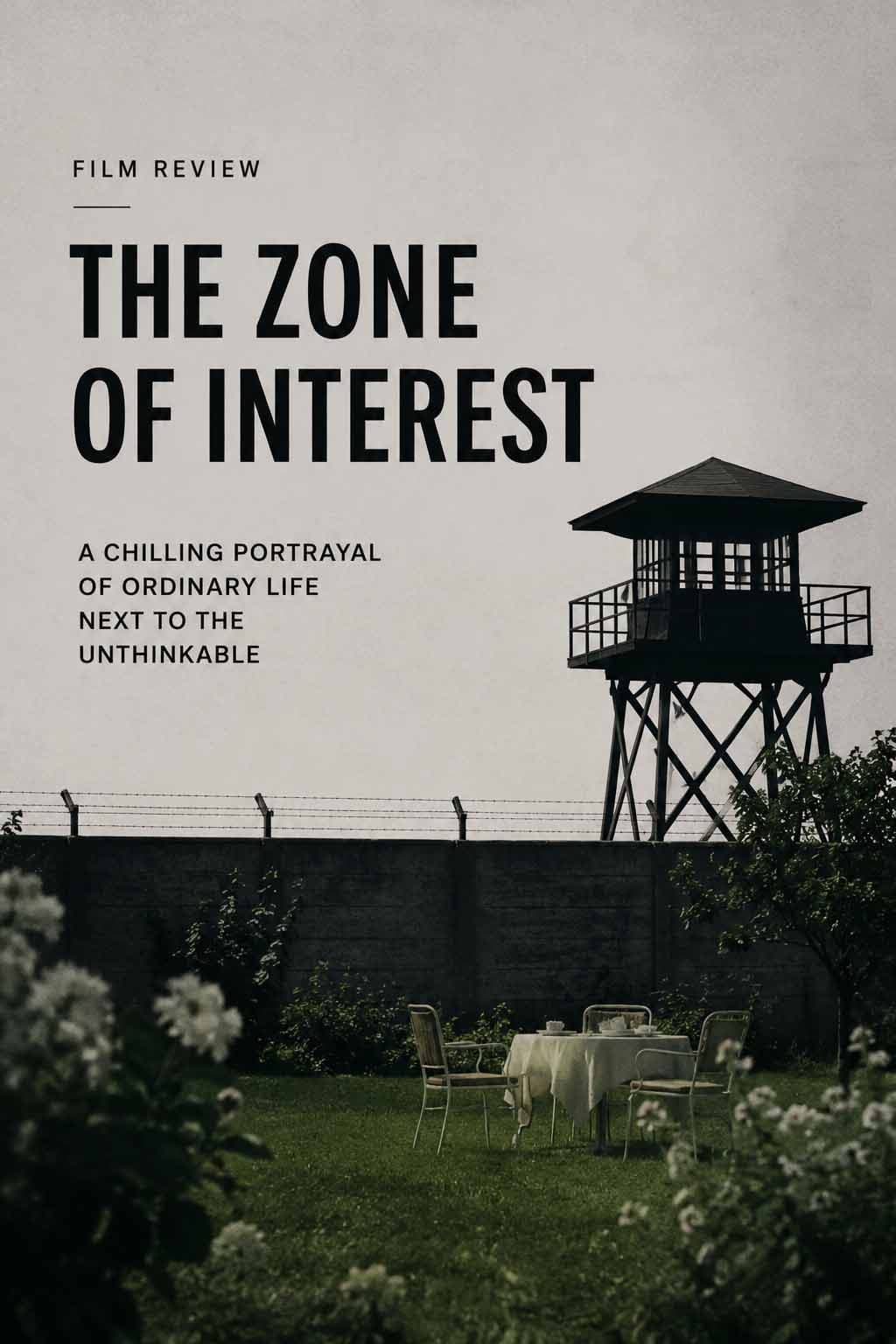 Original editorial illustration for The Zone of Interest Review review