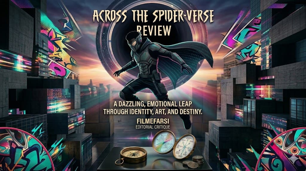 Original editorial illustration for Spider-Man: Across the Spider-Verse Review review