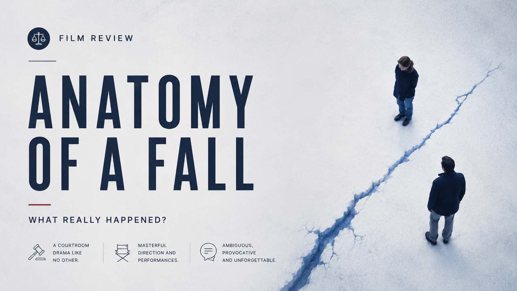 Original editorial illustration for Anatomy of a Fall Review review
