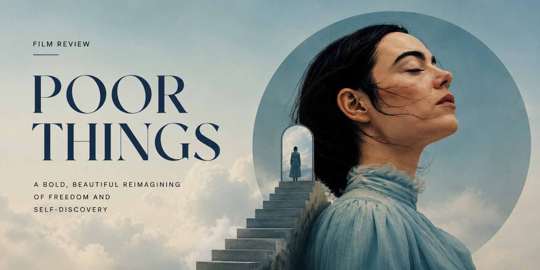 Original editorial illustration for Poor Things Review review