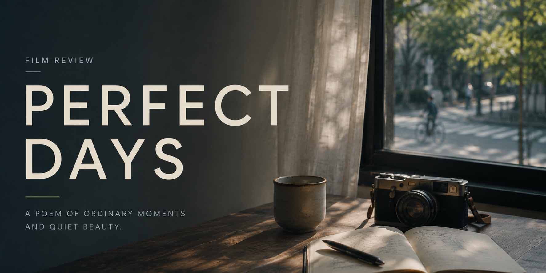 Original editorial illustration for Perfect Days Review review
