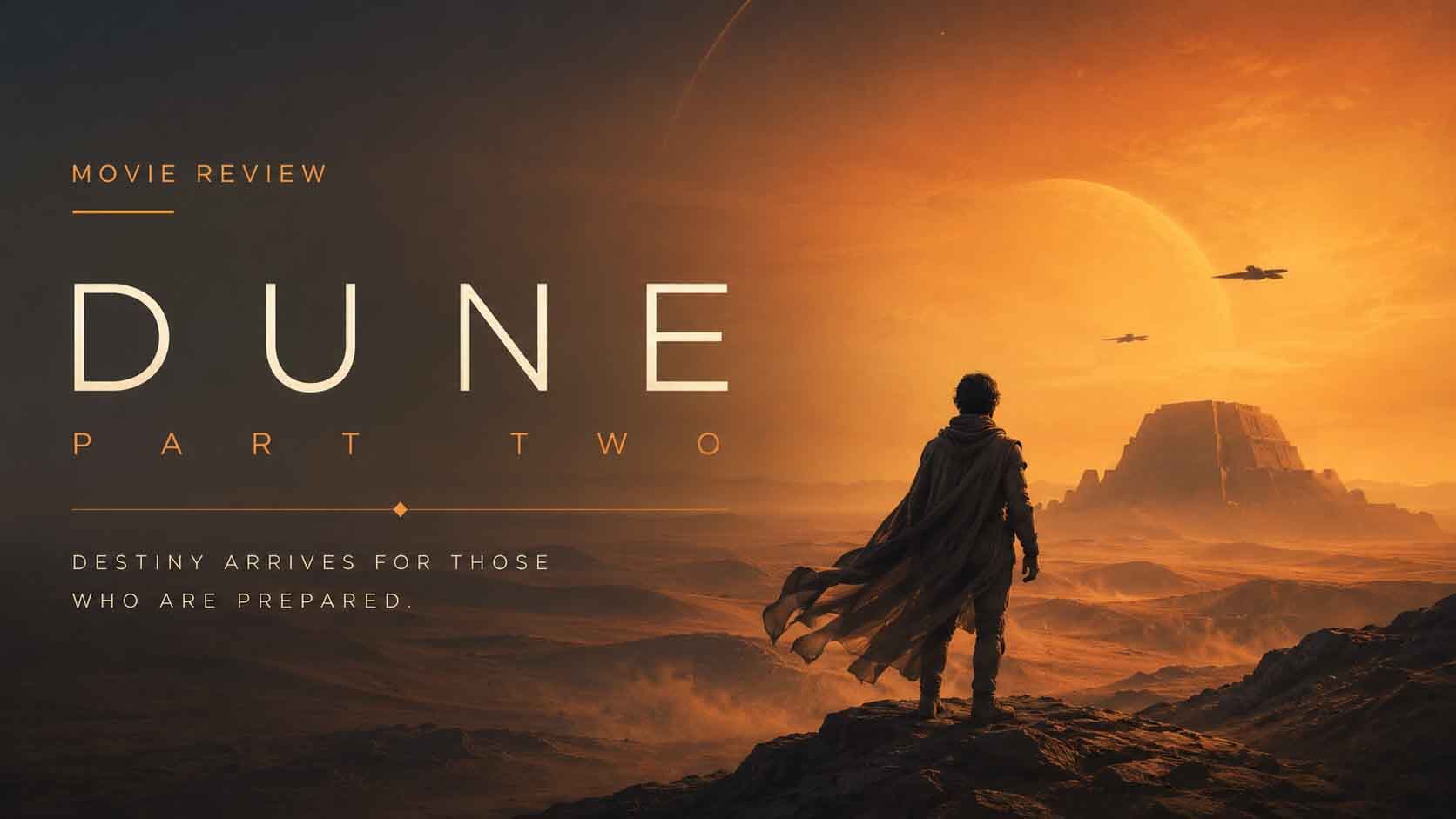 Original editorial illustration for Dune: Part Two Review review