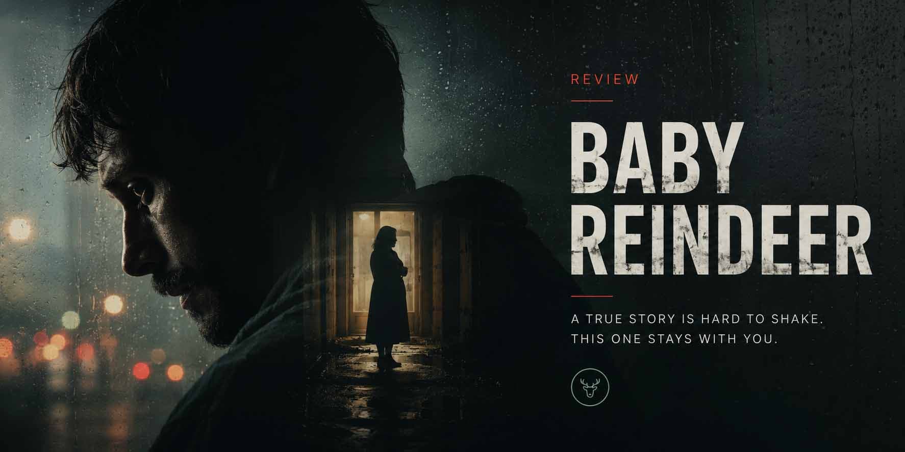 Original editorial illustration for Baby Reindeer Review review