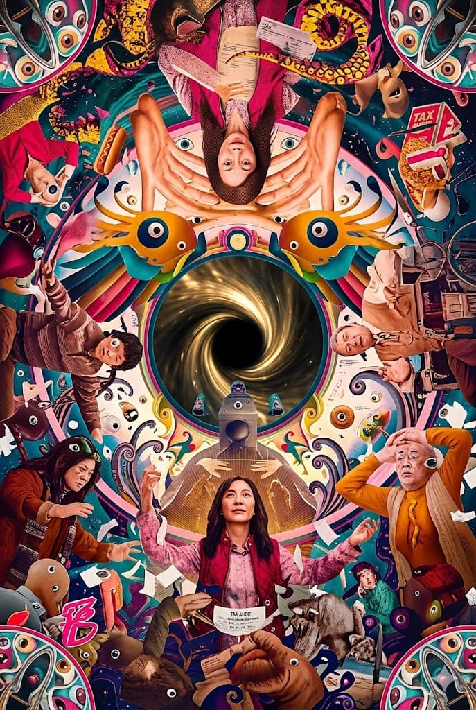 Original editorial illustration for Everything Everywhere All at Once Review review