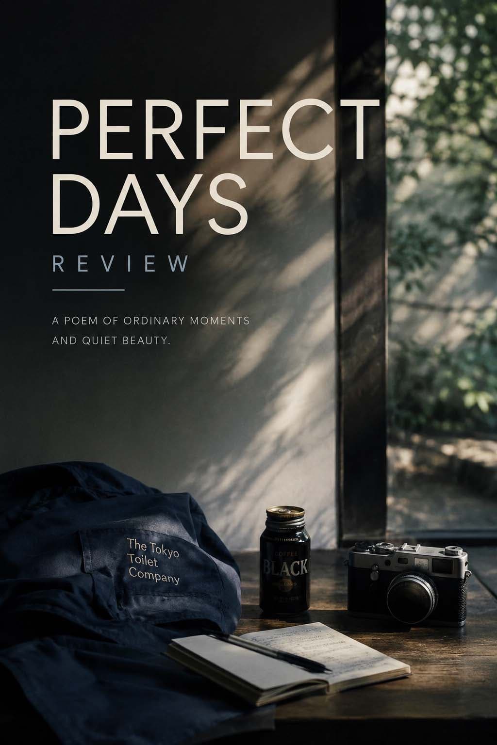 Original editorial illustration for Perfect Days Review review