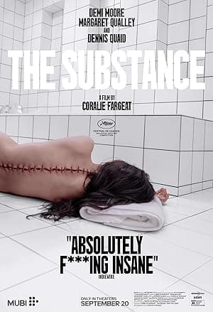 The Substance movie review artwork